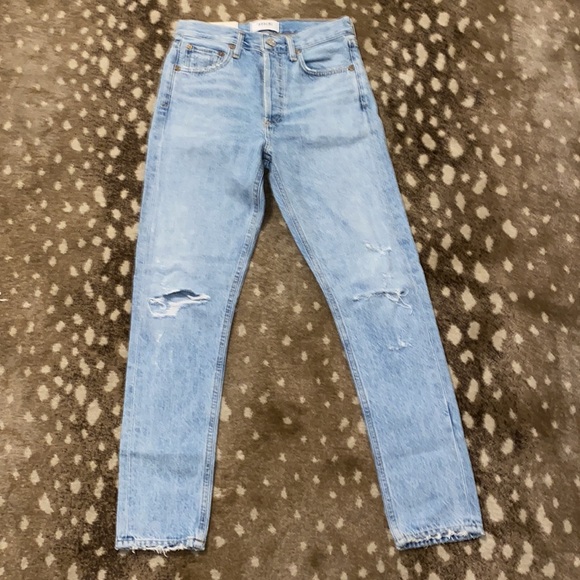 AGOLDE Jamie High Rise in Shakedown NWT 24 - Picture 6 of 14